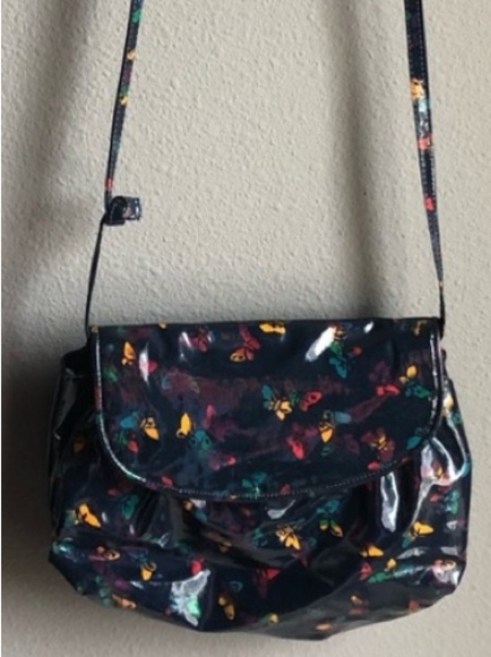 Bottega Veneta Handbags - BLACK BOTTEGA VENETA BUTTERFLY Vinyl Crossbody Bag VINTAGE 80’s